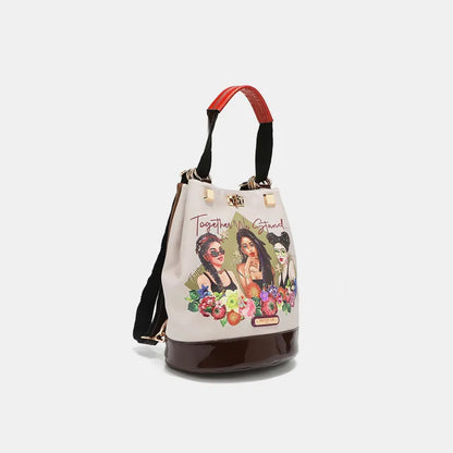 Nicole Lee USA Multifunctional Bucket Bag Backpack Easy Apparels