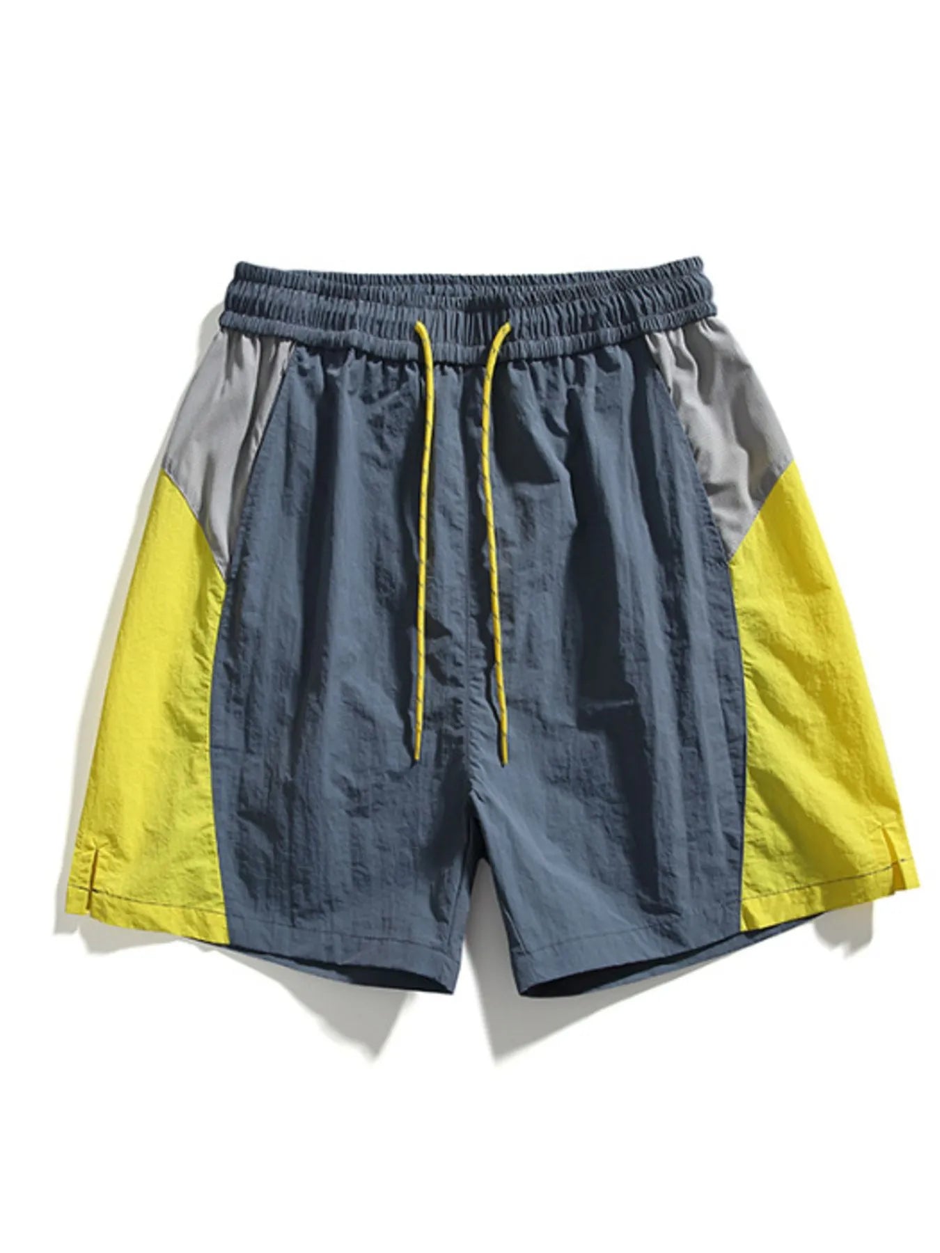Men's Drawstring Color Block Shorts Easy Apparels