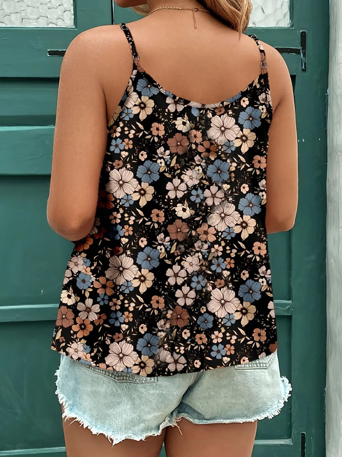 Trendsi Floral Print Cami Top