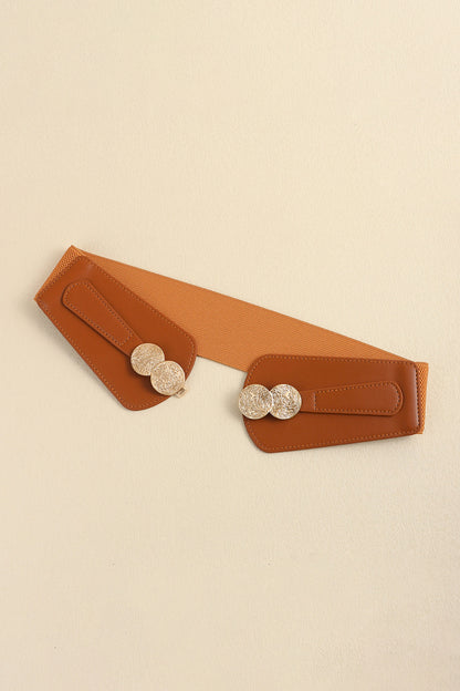 Alloy Buckle Elastic Belt Easy Apparels