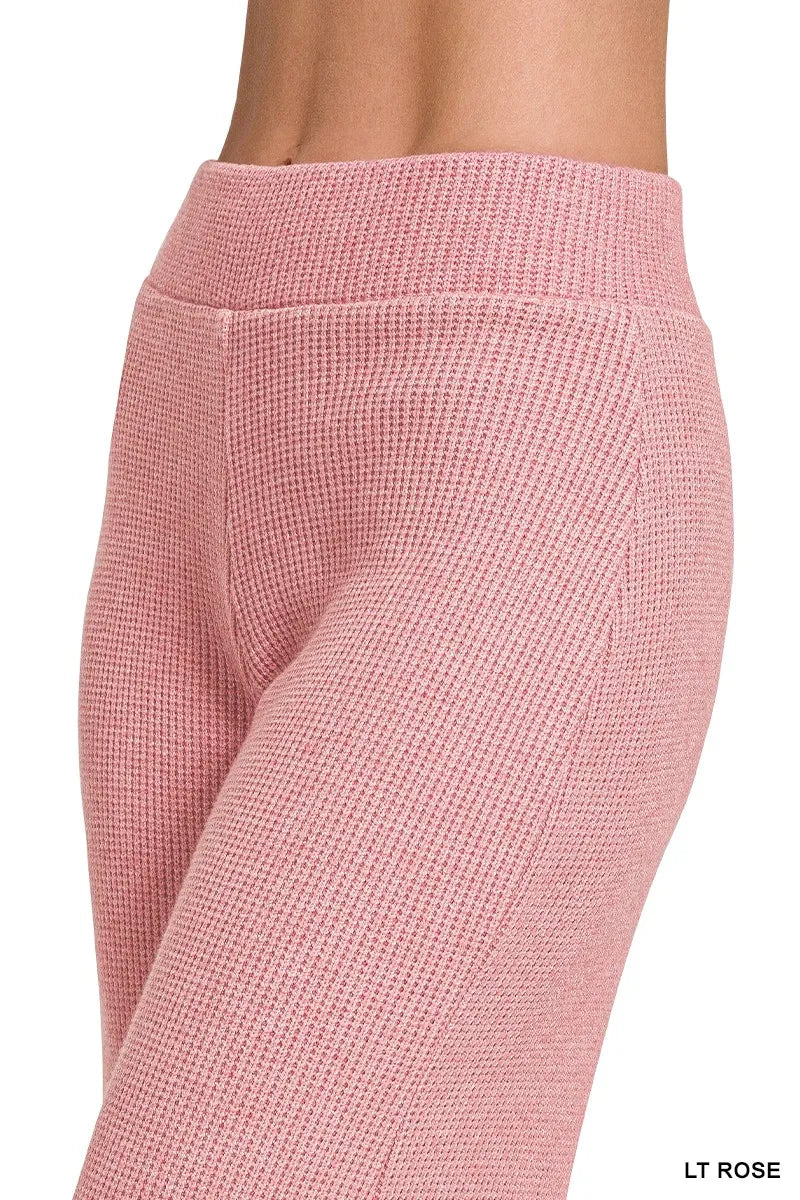 Zenana Sweater Boxy Top & Long Pants Set Easy Apparels