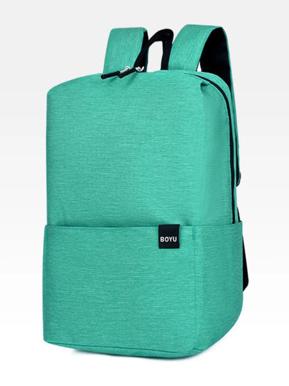 Solid Color Nylon Backpack Bag Easy Apparels