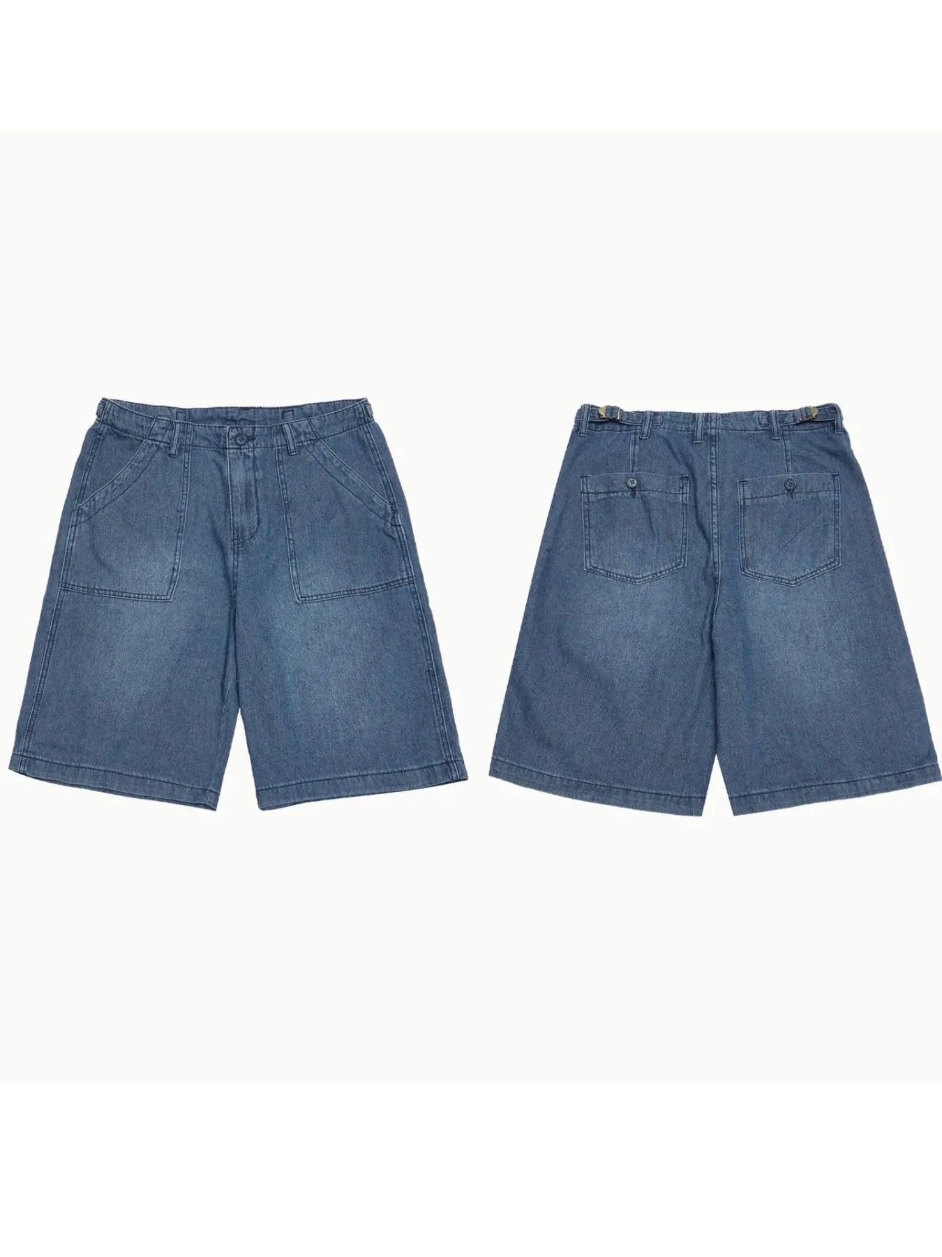 Men's Pocketed Denim Shorts Easy Apparels
