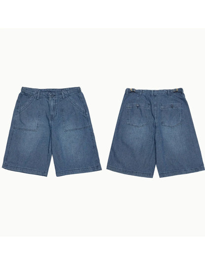 Men's Pocketed Denim Shorts Easy Apparels