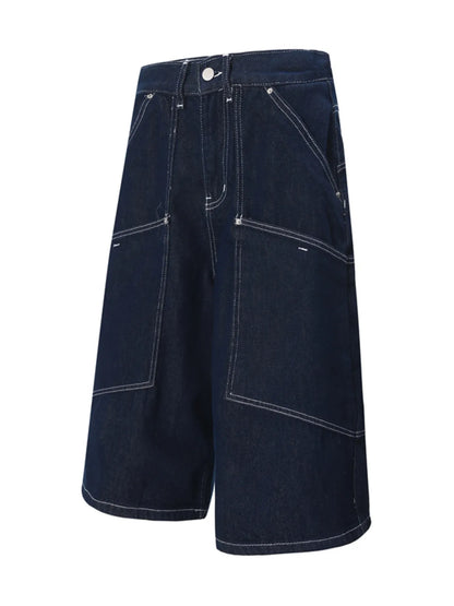 Men's Wash Cargo Denim Shorts Easy Apparels