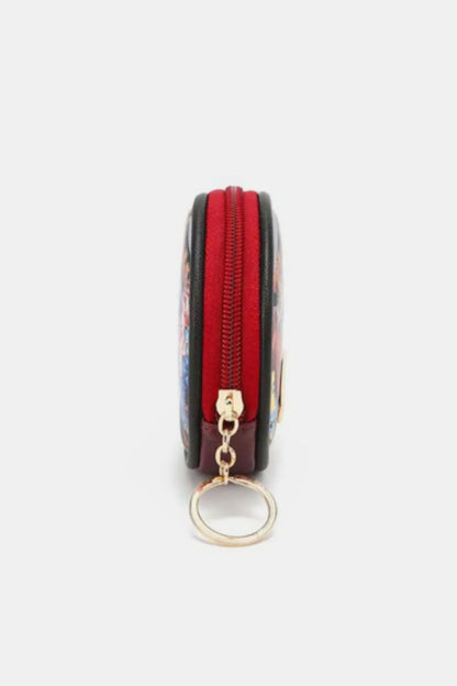 Nicole Lee USA Keychain Round Coin Purse Easy Apparels