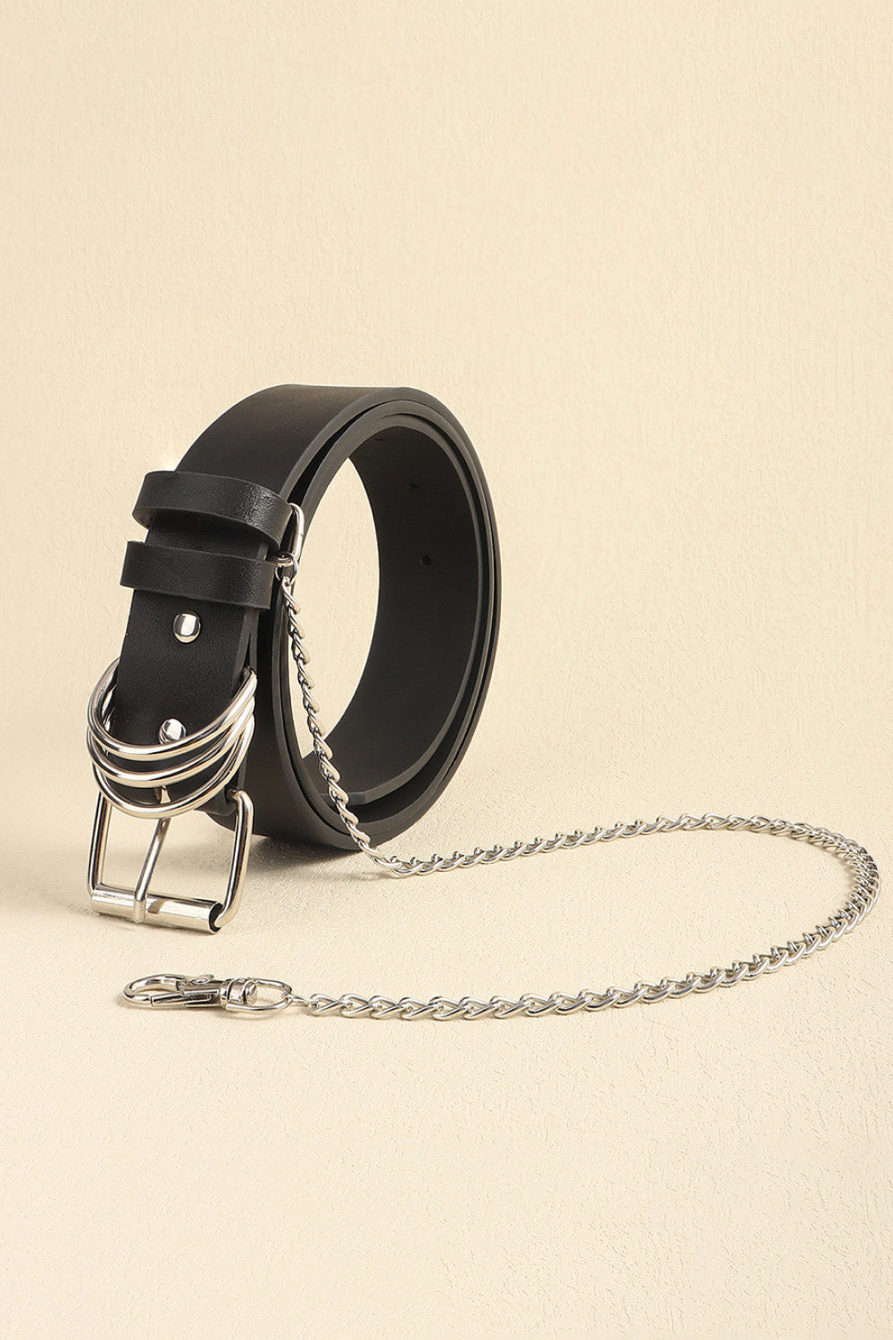 PU Leather Alloy Chain Belt Easy Apparels
