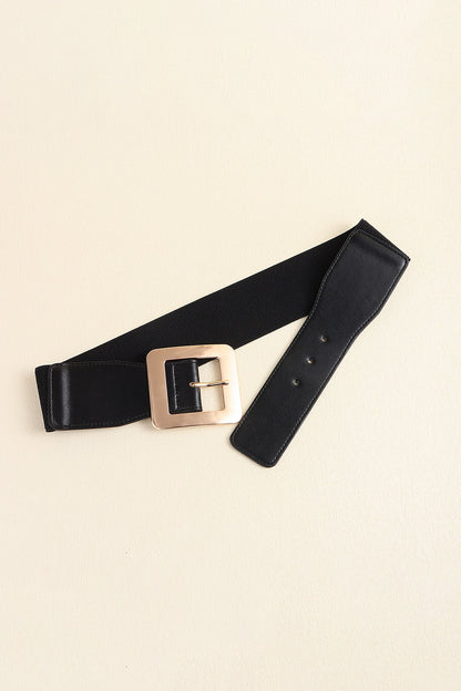 Alloy Buckle PU Leather Belt Easy Apparels