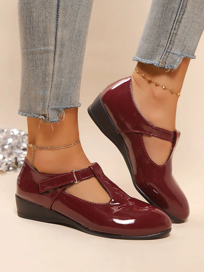 Point Toe Wedge Loafers Easy Apparels