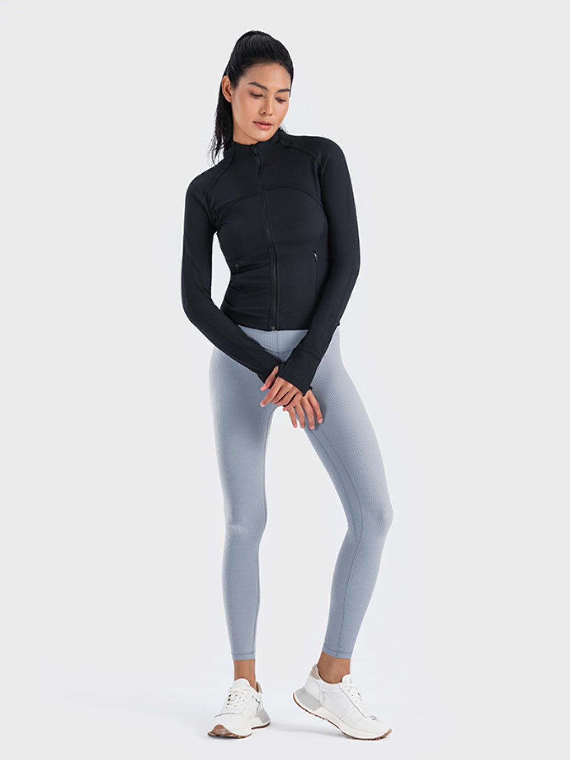 Millennia Zip-Up Long Sleeve Sports Jacket Easy Apparels