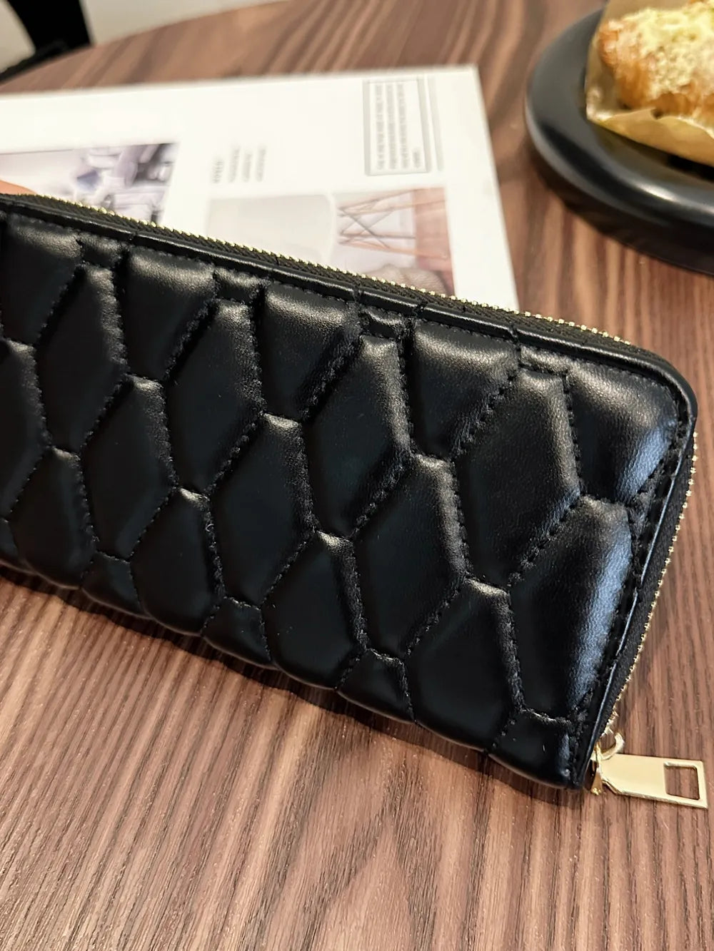 PU Leather Solid Color Wallet Easy Apparels