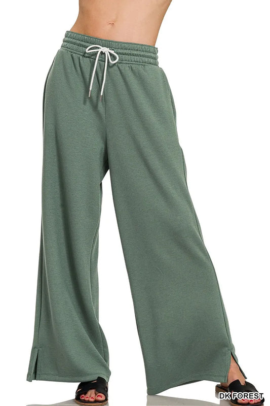 Zenana Scuba Drawstring Pants DK FOREST Easy Apparels
