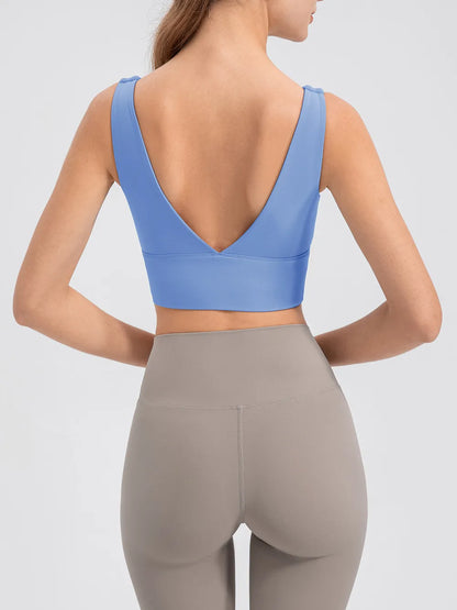 Scoop Neck Wide Strap Active Tank Easy Apparels