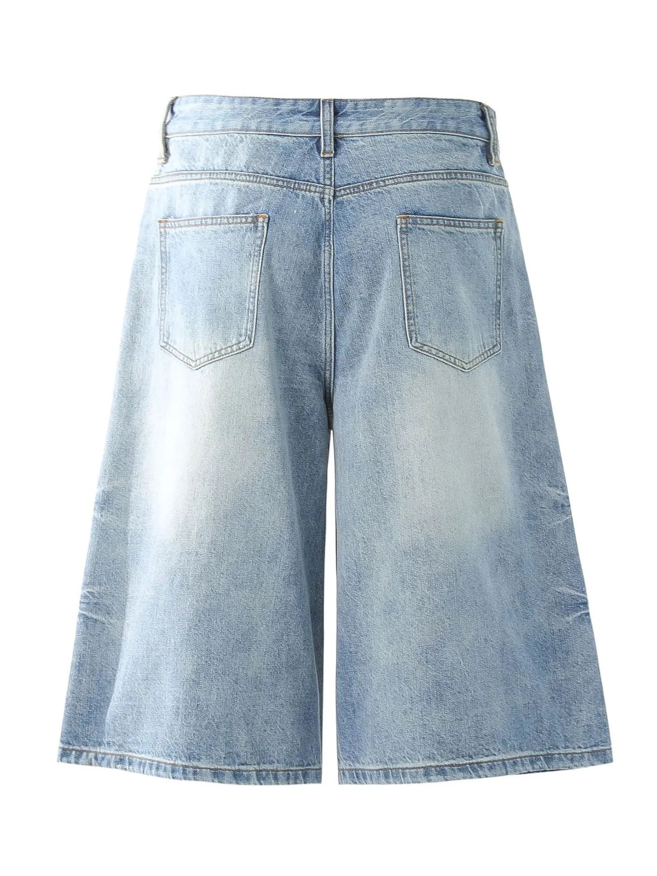 Men's Wide-Leg Denim Shorts Easy Apparels