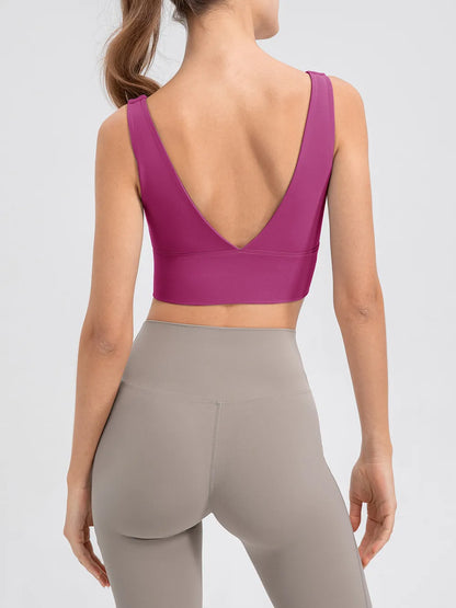 Scoop Neck Wide Strap Active Tank Easy Apparels