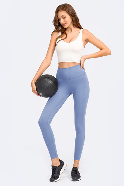 Millennia Deep V-Neck Crop Sports Bra Easy Apparels