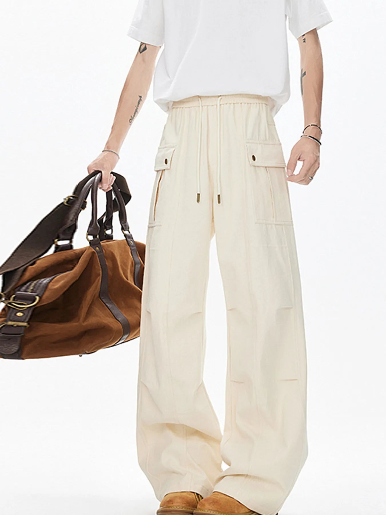 Men's Drawstring Cargo Pants Easy Apparels