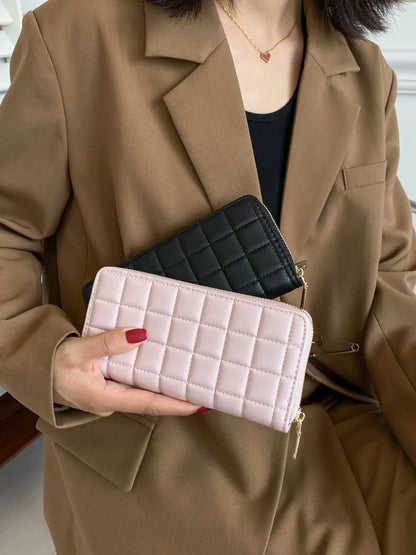 PU Leather Solid Color Wallet Easy Apparels