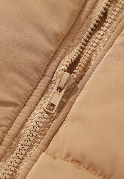Zip Up Vest Coat with Pockets Easy Apparels