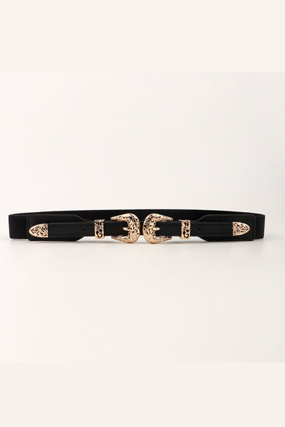 Double Buckle Elastic Belt Easy Apparels