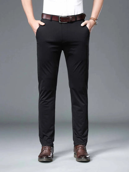 Men's Slim Fit Pants Black Easy Apparels