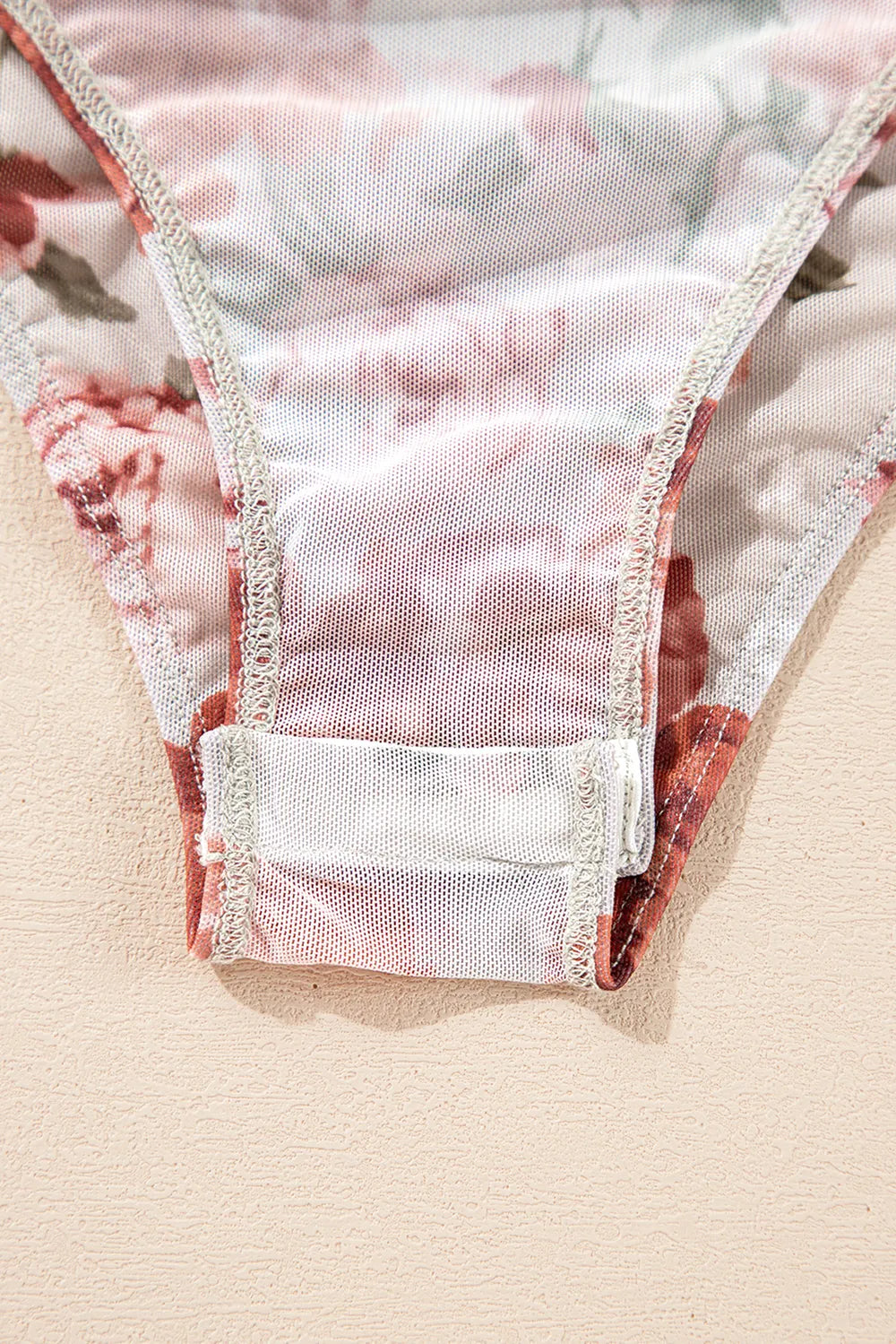 Trendsi Floral Off-Shoulder Long Sleeve Bodysuit