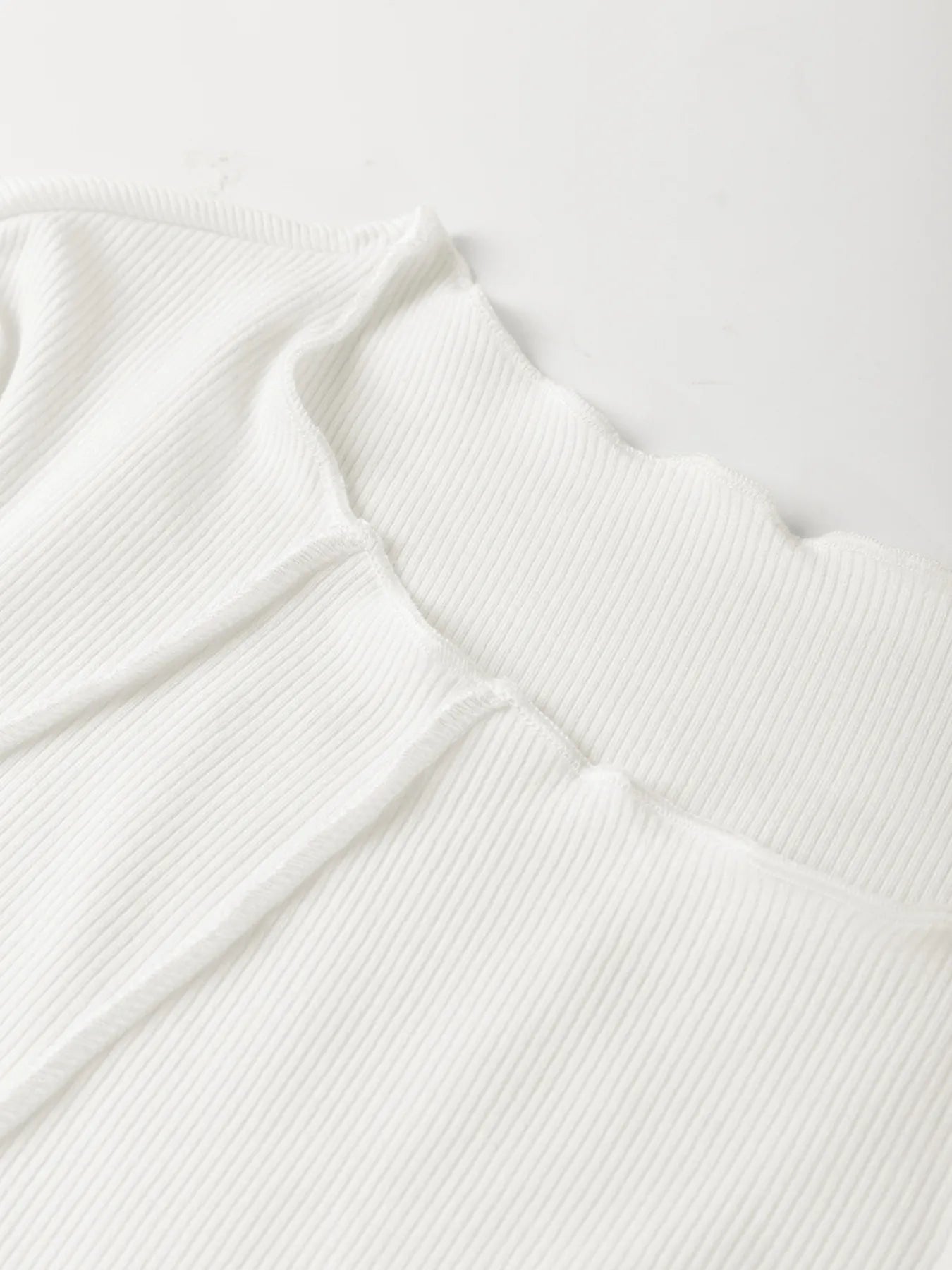 Trendsi Exposed Seam Slim Fit Long Sleeve Top