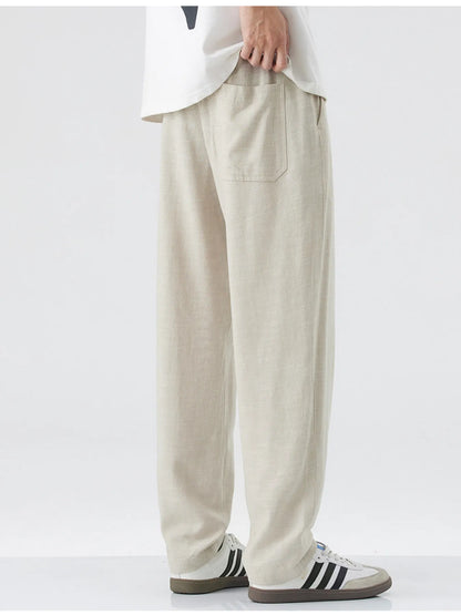 Men's Relaxed Fit Drawstring Casual Pants Easy Apparels