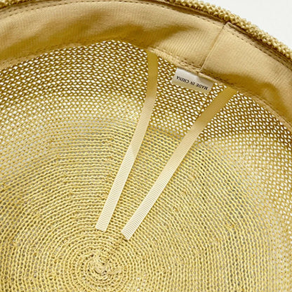 Straw Woven Buckle Hat Easy Apparels