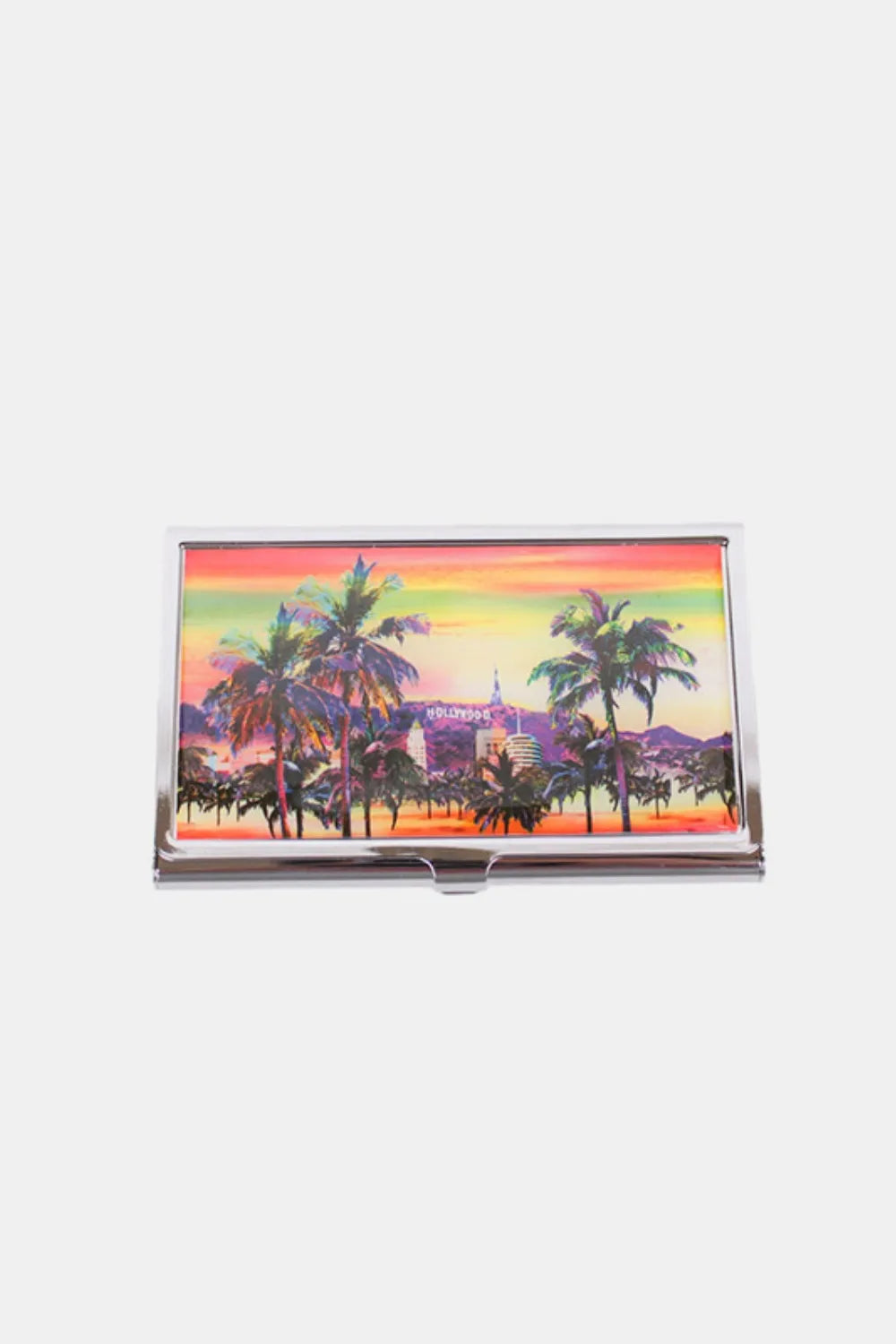 Nicole Lee USA Printed Business Card Case Hollywood One Size Easy Apparels