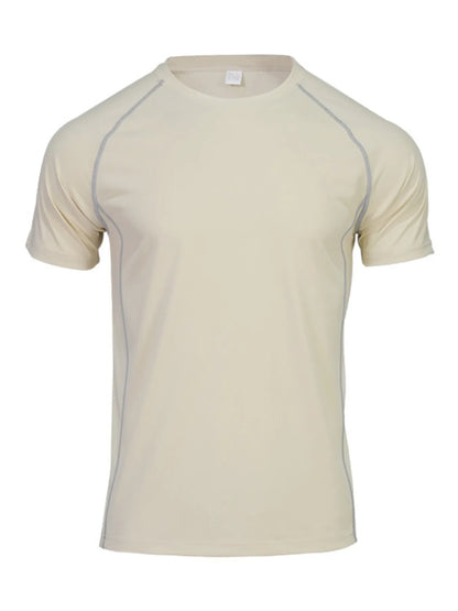 Men's Full Size Round Neck Short Sleeve T-Shirt and Shorts Set Plus Size Easy Apparels