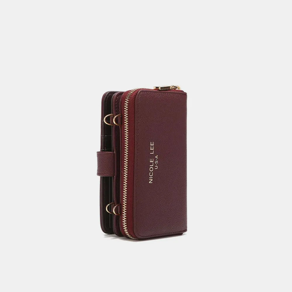Nicole Lee USA 2 Piece Phone Case Crossbody Wallet Easy Apparels