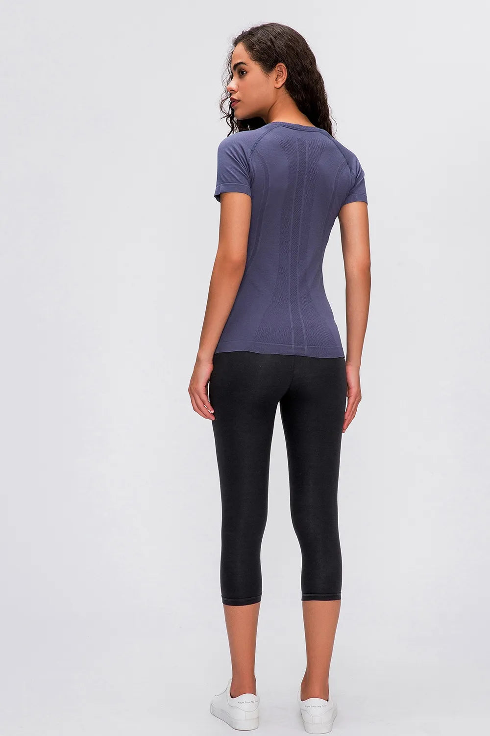 Millennia Round Neck Short Sleeve Active T-Shirt Easy Apparels
