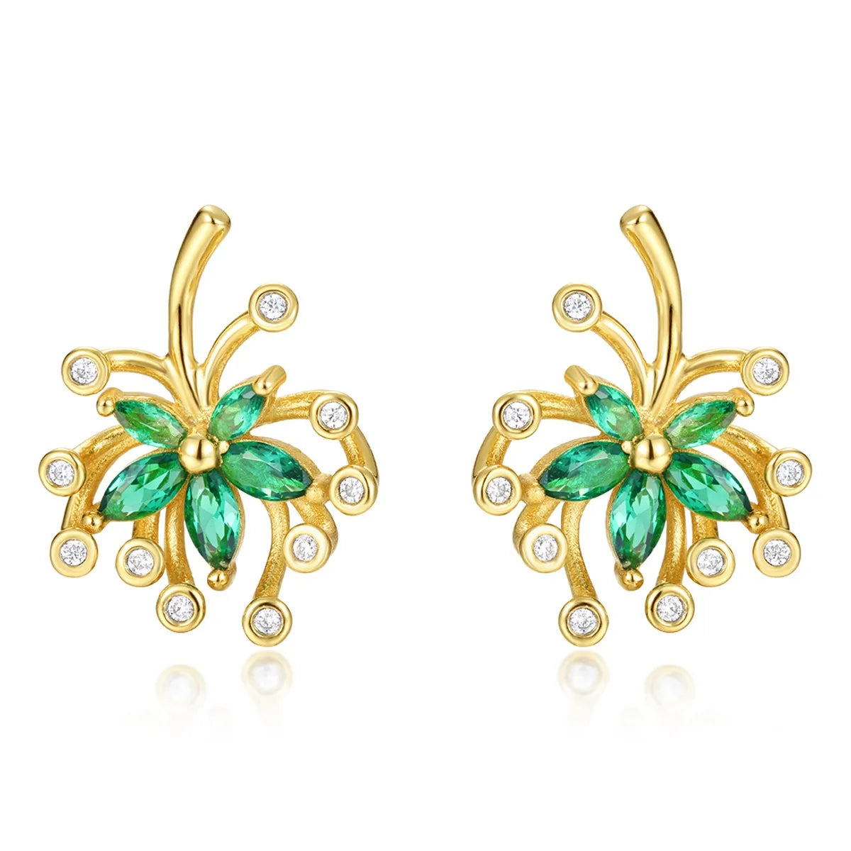 925 Sterling Silver Moissanite Stud Earrings Easy Apparels
