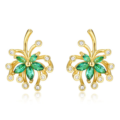 925 Sterling Silver Moissanite Stud Earrings Easy Apparels