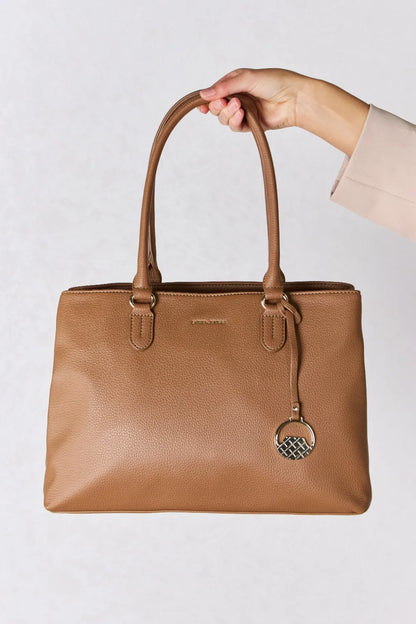David Jones Structured Leather Handbag Easy Apparels