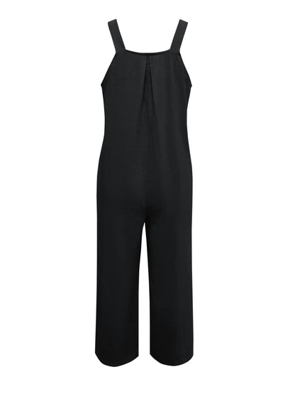 Floral Embroidered Wide Leg Jumpsuit Easy Apparels