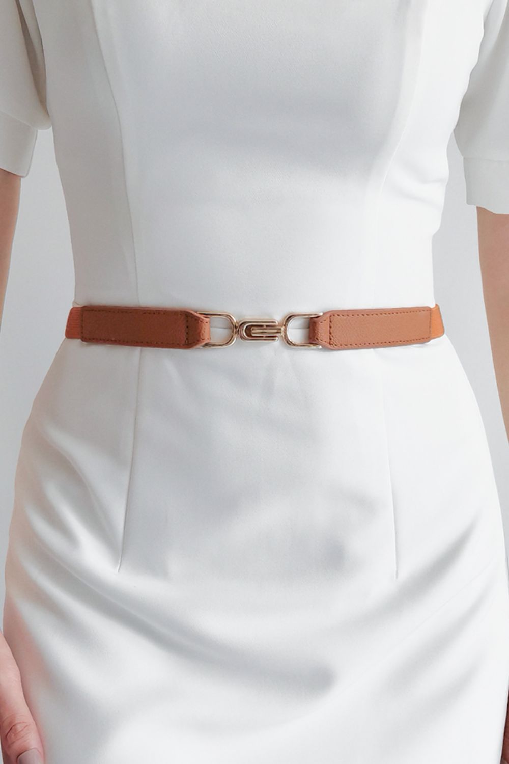Alloy Buckle Elastic Belt Easy Apparels
