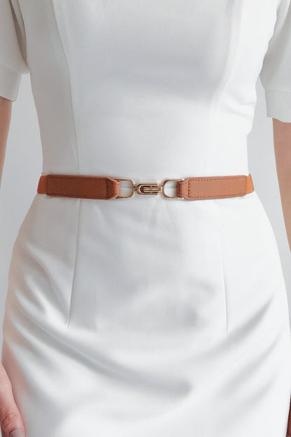 Alloy Buckle Elastic Belt Easy Apparels