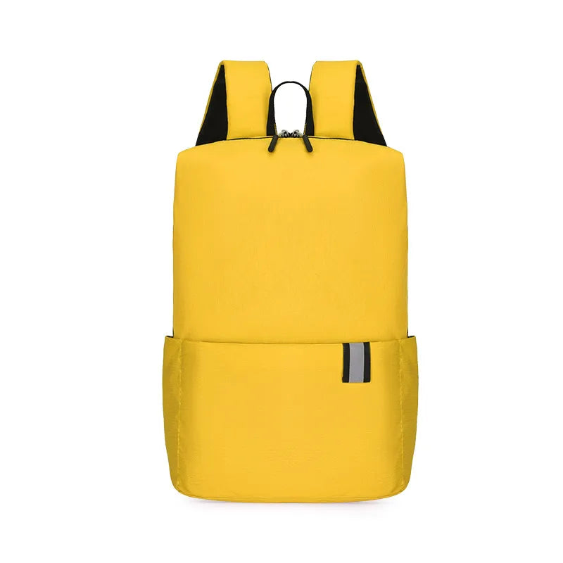 Solid Color Nylon Backpack Bag Easy Apparels