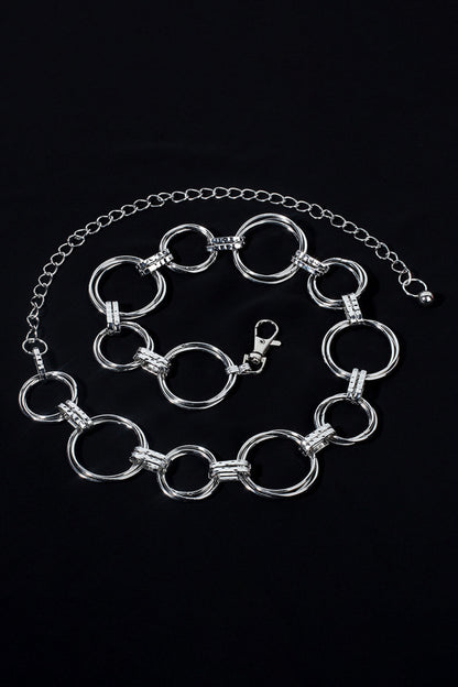 Alloy Chain Circle Shape Belt Easy Apparels