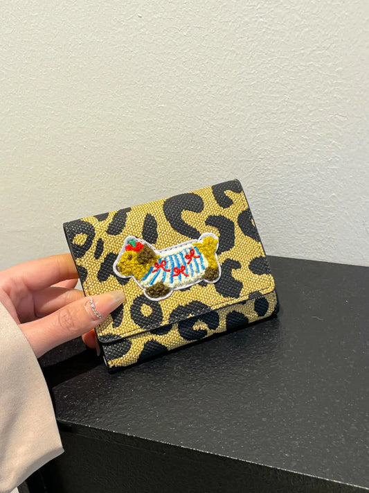 PU Leather Printed Wallet Style A One Size Easy Apparels