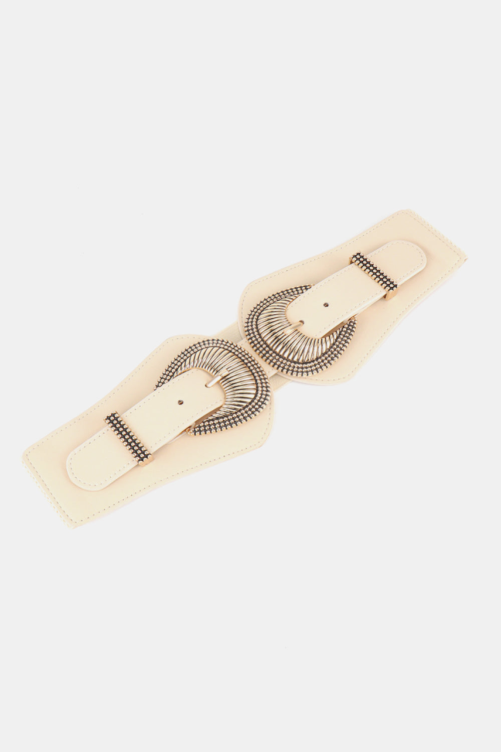 Shell Double Buckle Elastic Wide Belt Easy Apparels