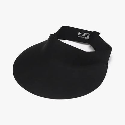 Breathable Adjustable Ice Silk Sun Hat Black One Size Easy Apparels