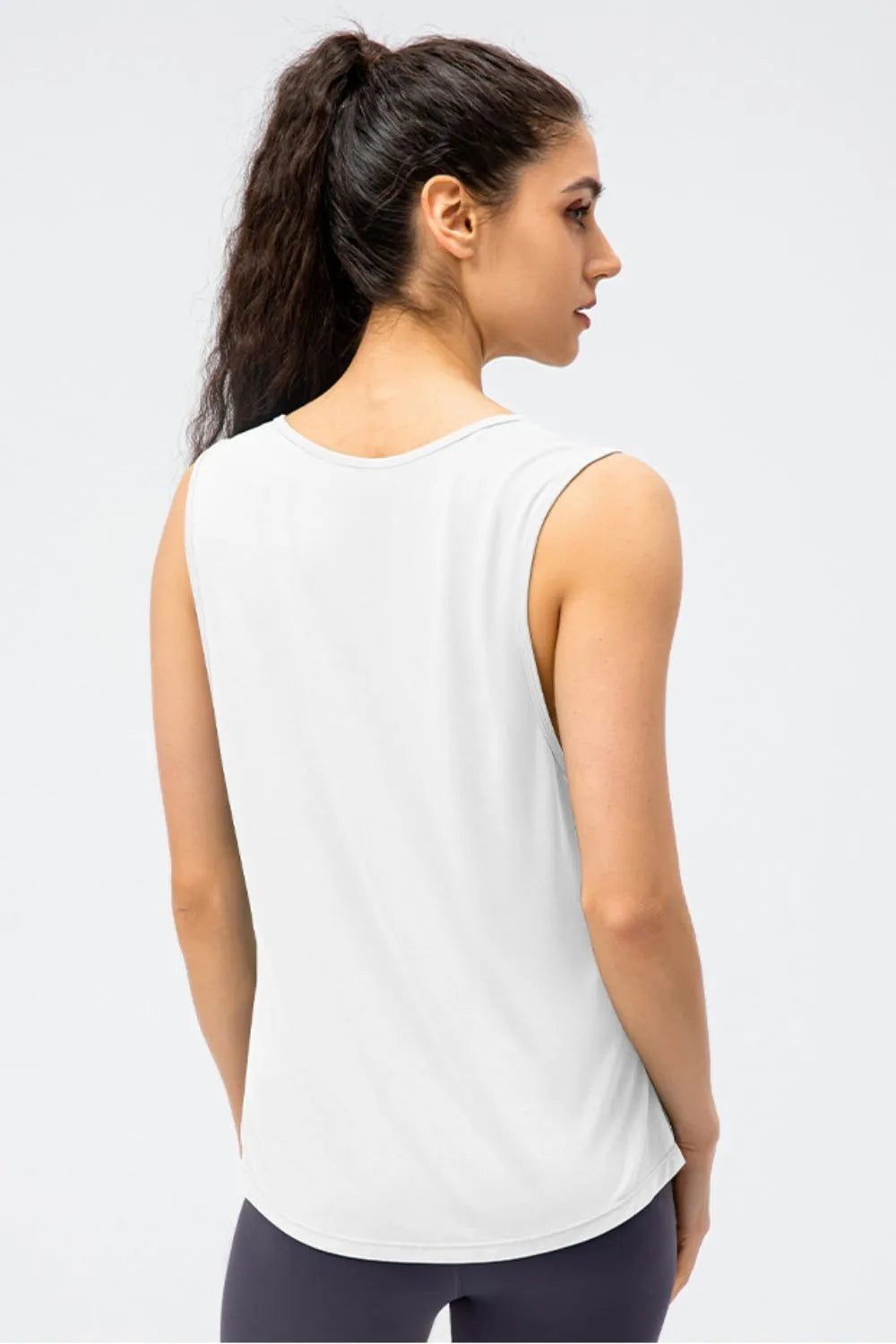Cutout Reversible Active Tank Easy Apparels