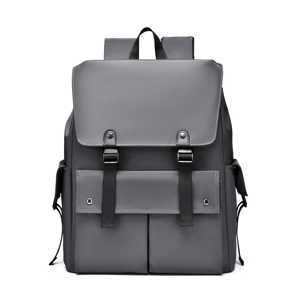 PU Leather Multi-Pockets Adjustable Strap Backpack Bag Easy Apparels