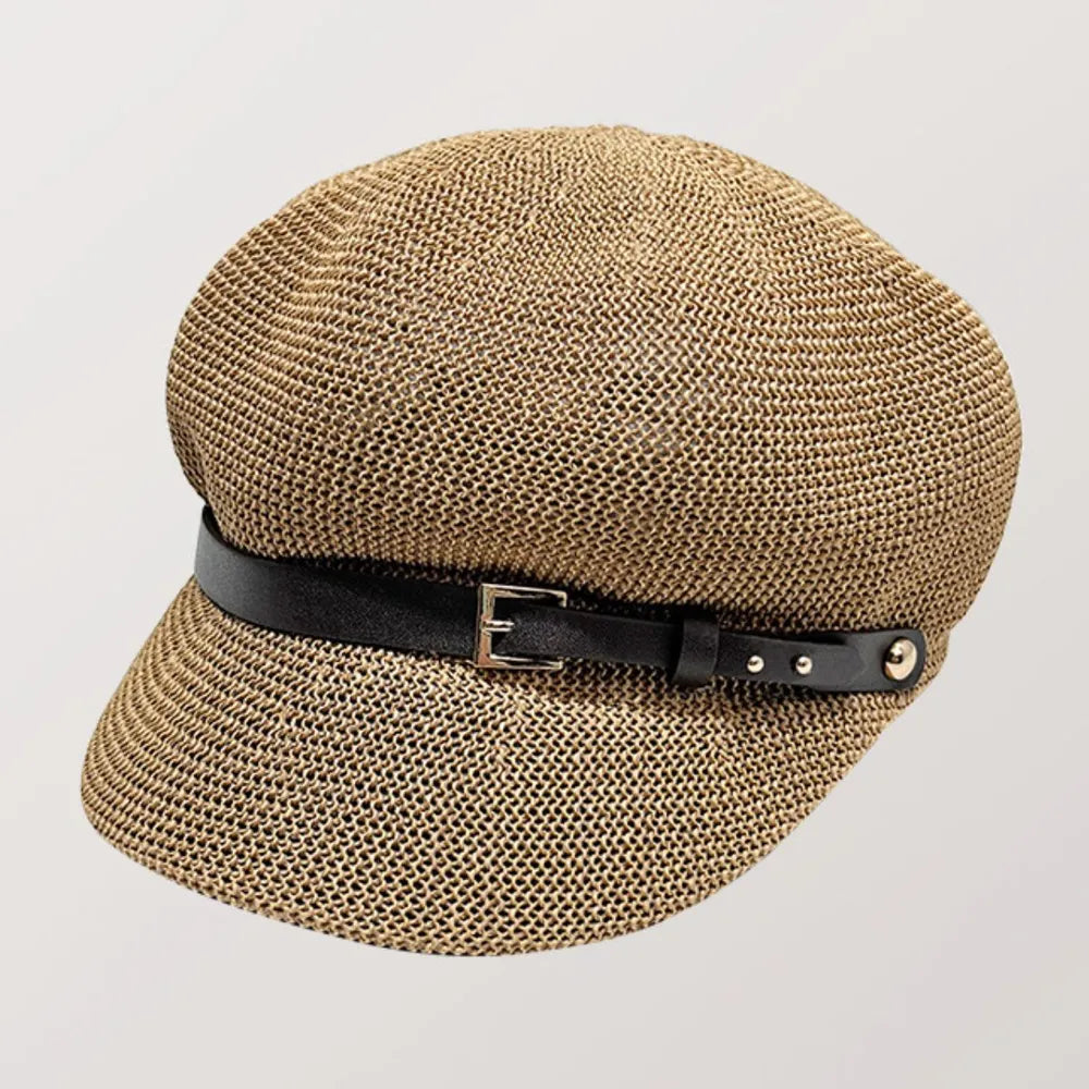 Straw Woven Buckle Hat Easy Apparels
