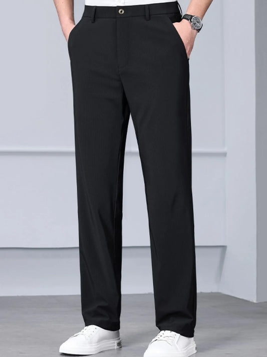 Men's Loose Fit Pants Black Easy Apparels
