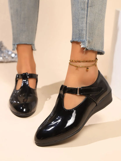 Point Toe Wedge Loafers Easy Apparels