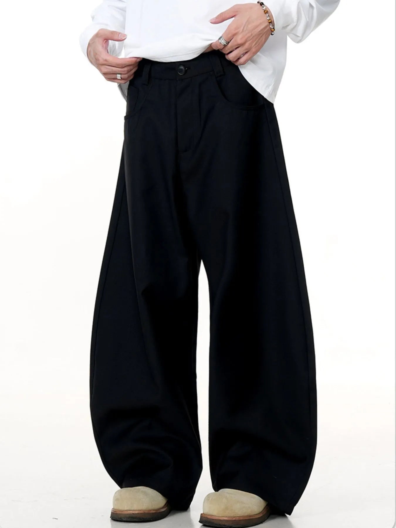 Men's Wide Leg Relaxed Fit Casual Pants Easy Apparels